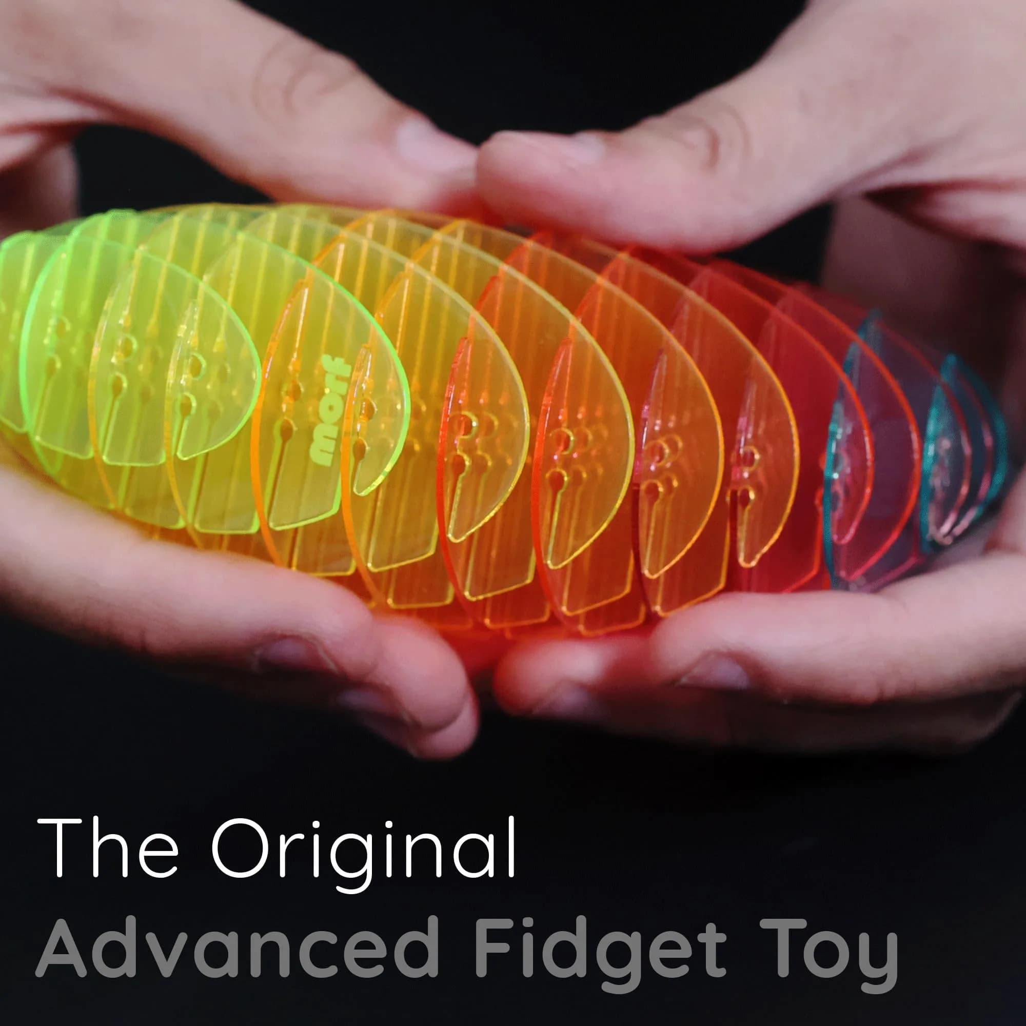 morf Small Rainbow Fidget Worm Toy | Sensory Slug Toy for Kids, Teens, Adults - view 4