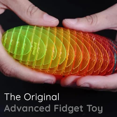 morf Worm 3D Sensory Fidget Toy, Rainbow, Large (7.6 cm L x 3 cm W x 2.5 cm H) thumbnail 4