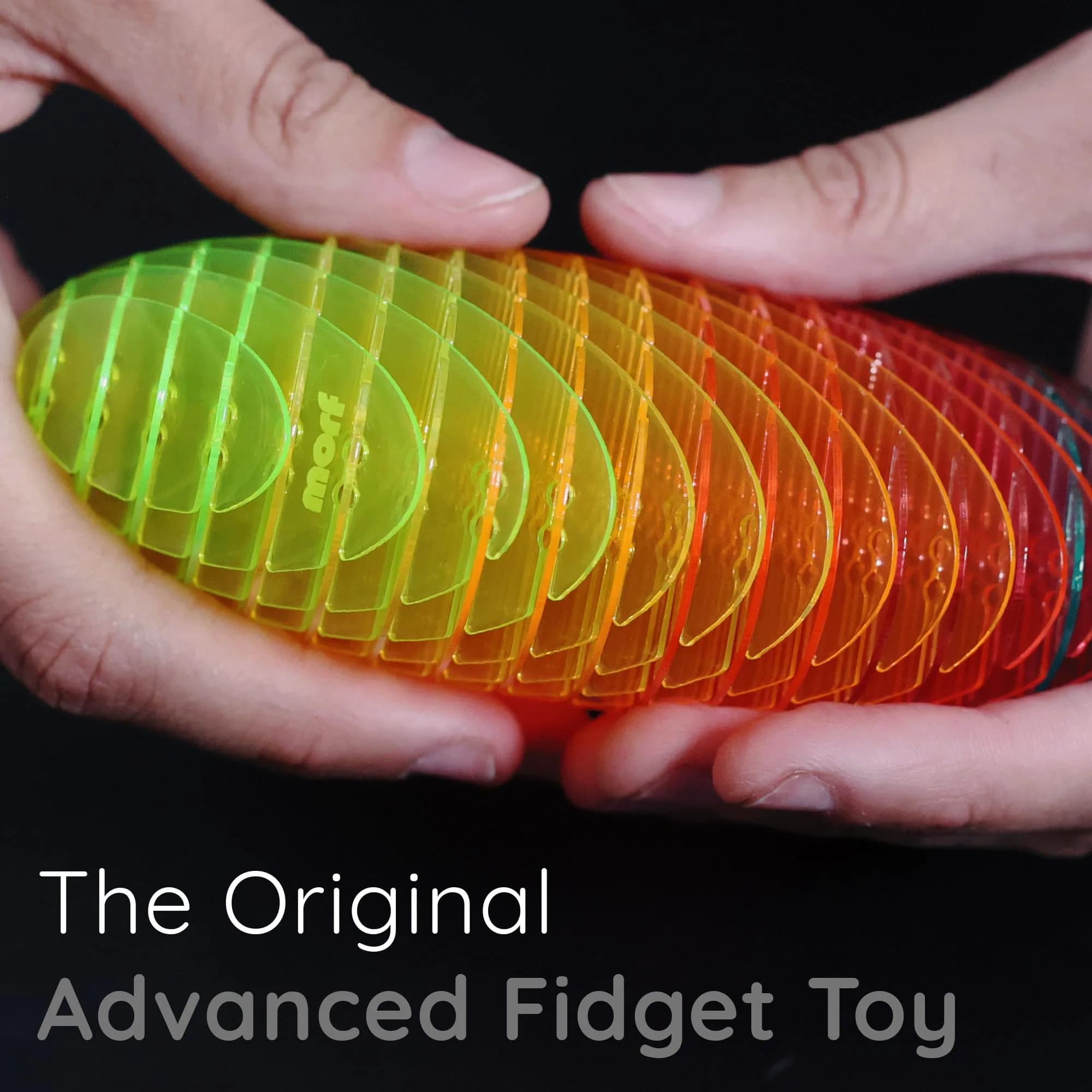morf Big Rainbow Flexible Fidget Worm Toy | Sensory Slug Toy for Kids, Teens, Adults - view 4