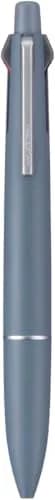 Uni Jetstream 4&1 Multi-Function Ballpoint Pen 0.5mm (Black, Red, Blue, Green Ink + 0.5mm Pencil) Steel Blue | Smooth Writing Instrument thumbnail 1