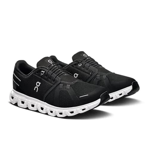 On Men's Cloud 6 Sneakers, Black & White, US 8.5 | Cushioned Support for Active Men thumbnail 7