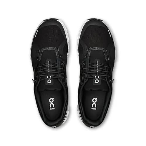 On Men's Cloud 6 Sneakers, Black & White, US 8.5 | Cushioned Support for Active Men thumbnail 3