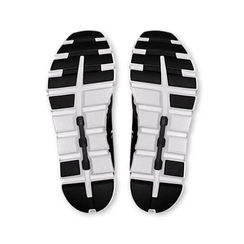 On Men's Cloud 6 Sneakers, Black & White, US 8.5 | Cushioned Support for Active Men thumbnail 4
