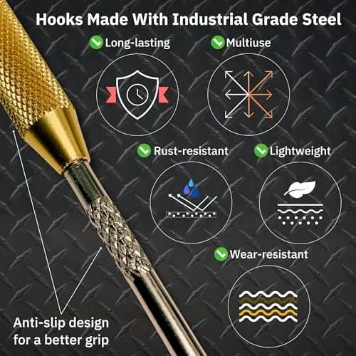 Kit King USA O Ring Sizer Cone & Seal Puller | Imperial AS568 Sizes | 17.5 inch Tall, Heavy Duty thumbnail 5