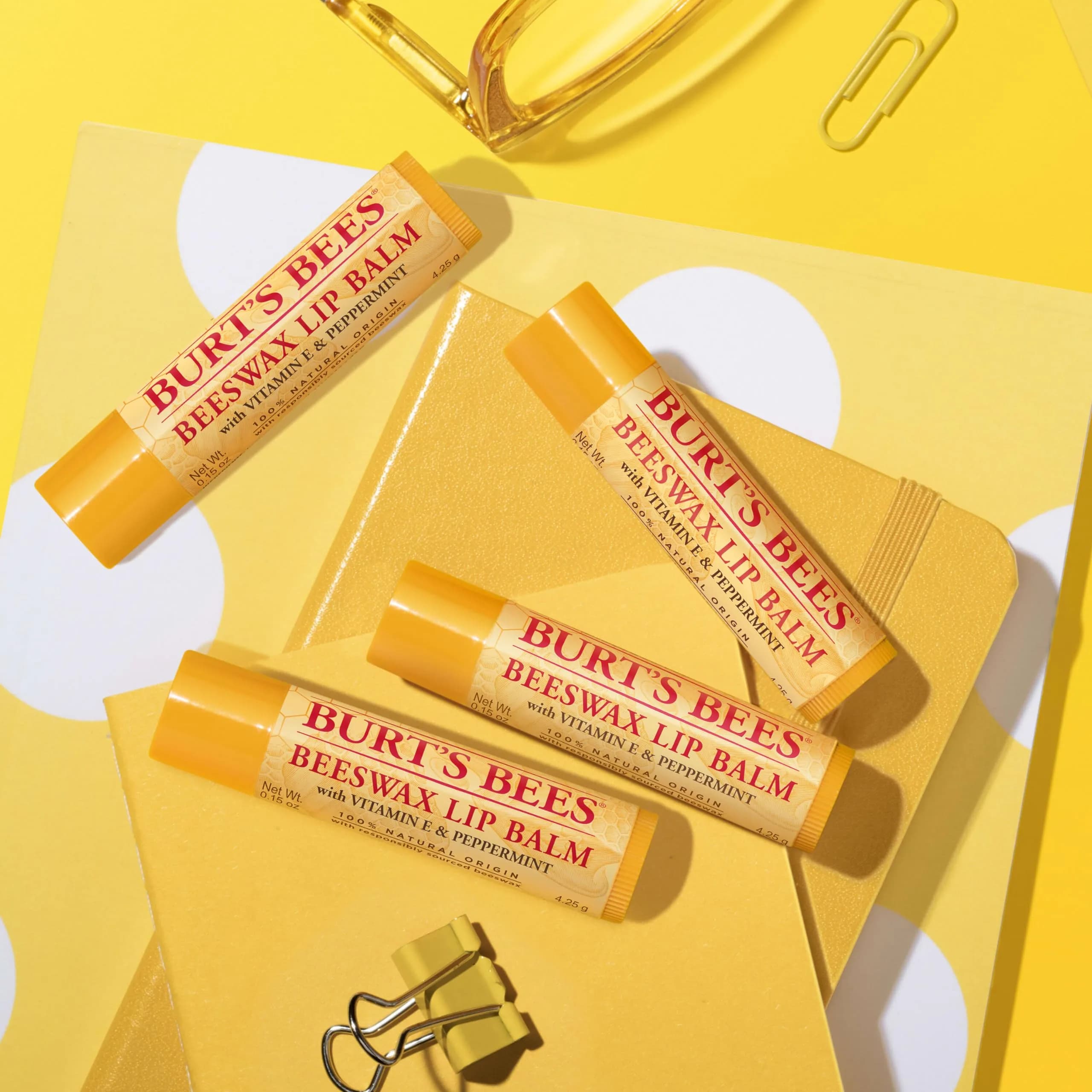 Burt's Bees Beeswax Lip Balm 12 Count Pack | Natural Origin Conditioning Lip Treatment - view 9