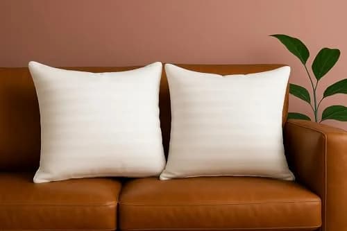 Trendy Home 18x18 Throw Pillow Insert (Set of 2, White) Hypoallergenic, Durable & Machine Washable (70-120 chars) thumbnail 1