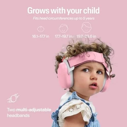 Alpine Hearing Protection Baby Ear Muffs Noise Reduction | Toddler Ear Defenders, 24dB, CE & ANSI Certified thumbnail 6