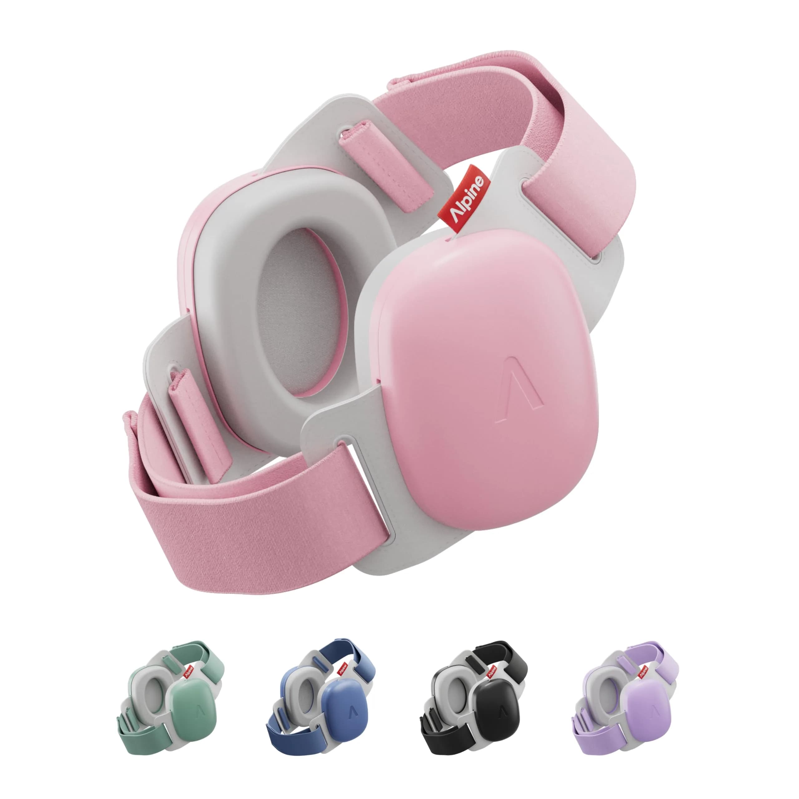 Alpine Hearing Protection Baby Ear Muffs Noise Reduction | Toddler Ear Defenders, 24dB, CE & ANSI Certified