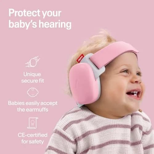 Alpine Hearing Protection Baby Ear Muffs Noise Reduction | Toddler Ear Defenders, 24dB, CE & ANSI Certified thumbnail 2
