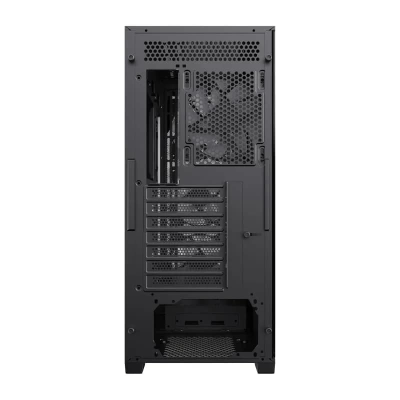 GAMEMAX Siege E-ATX Mid-Tower Gaming Case, Side Tempered Glass Panel, Support 360mm Radiator, 4x120mm ARGB Fans, Black | Extreme Cooling & RGB Lighting thumbnail 6