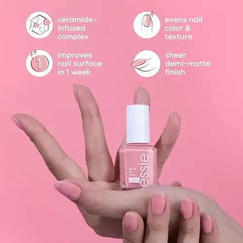 essie Ceramide-Infused Nail Treatment 0.46 Fl Oz | Vegan Concealer & Perfector for Damaged Nails thumbnail 6
