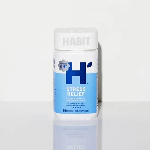 Health By Habit Stress Relief Capsules 60 | Supports Relaxation & Mood Balance, Vegan, Non-GMO thumbnail 6
