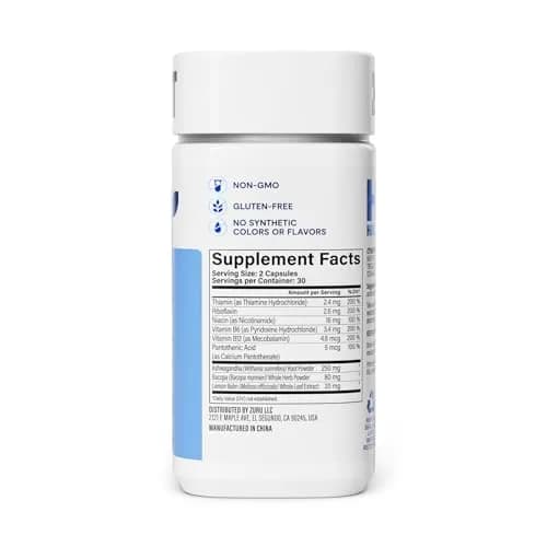 Health By Habit Stress Relief Capsules 60 | Supports Relaxation & Mood Balance, Vegan, Non-GMO thumbnail 2