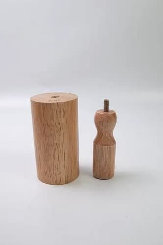 Lampstop Ceramic & Pottery Tools Set of 3 Wooden Molds 3.1" & 3.4" & 3.7" | Durable Beech Wood thumbnail 2