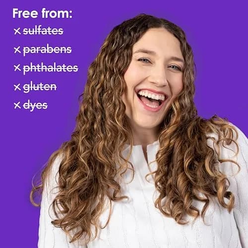 V&Co. Wave Babe Wavy Hair Shampoo – Sulfate & Paraben Free, Hydrating with Rice Protein & Peptides, 12 fl oz thumbnail 4