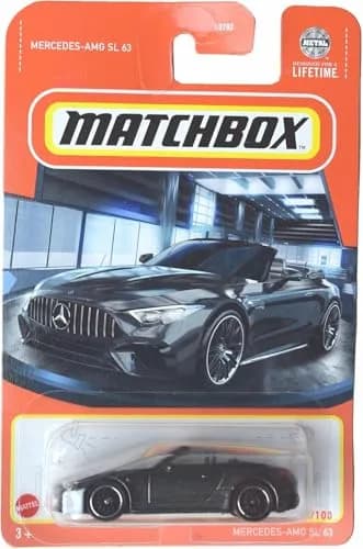 Matchbox Mercedes AMG SL 63, Gray 1:64 Scale | Non-Riding Toy Vehicle with Authentic Detailing thumbnail 1