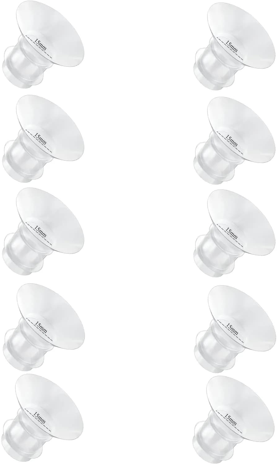 GOCROWEEN 15mm Flange Inserts for 24mm Shields | Reduce Nipple Tunnel to 15mm - main product image