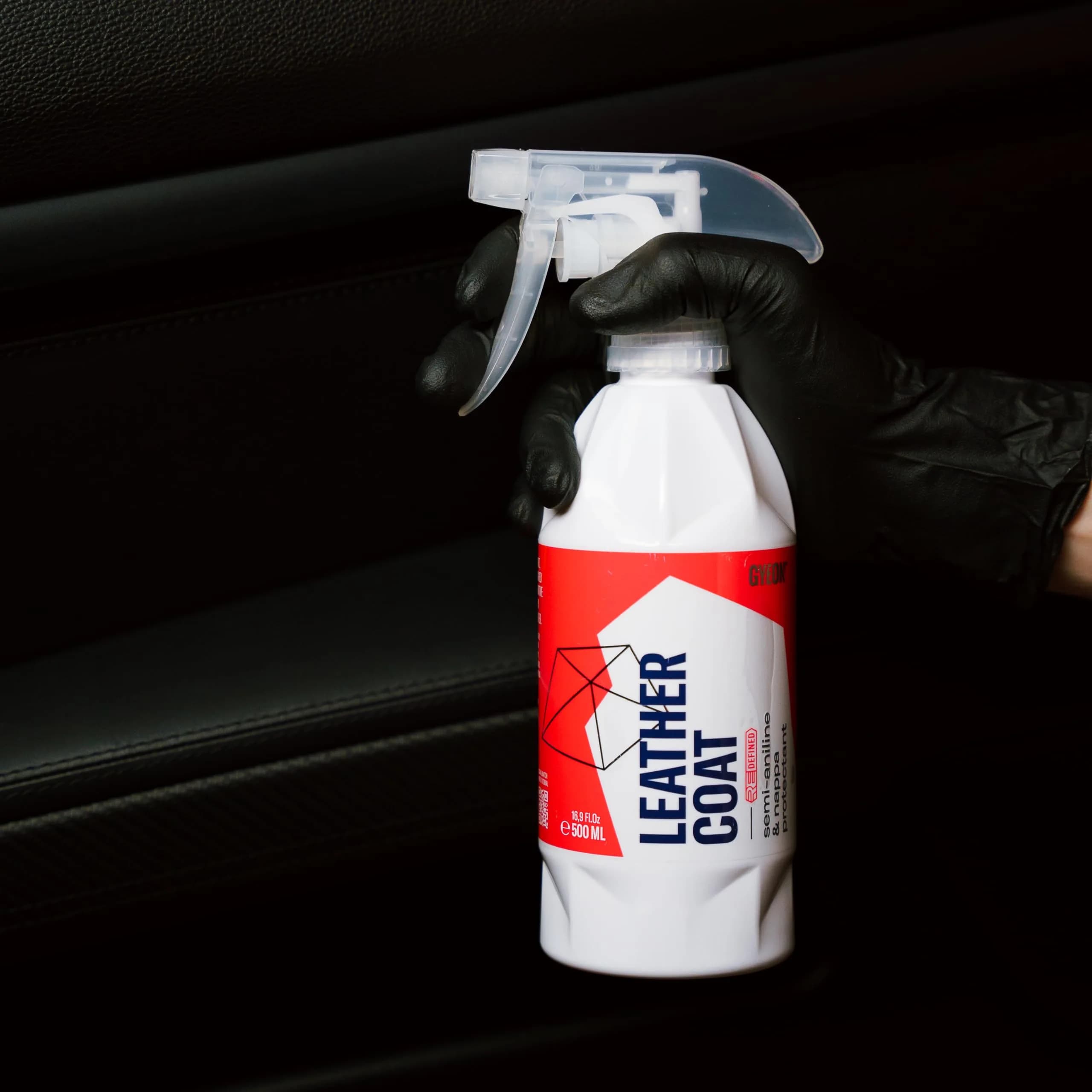 Gyeon Leather Shield EVO Ceramic Leather Coating 500ml (16.9 fl oz) | Hydrophobic Shield for Car Interiors - view 7