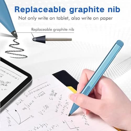 JvKzaen Slim Pen 2 for Microsoft Surface | 4096 Pressure, Eraser, Type-C Charge | Graphite Nib thumbnail 4