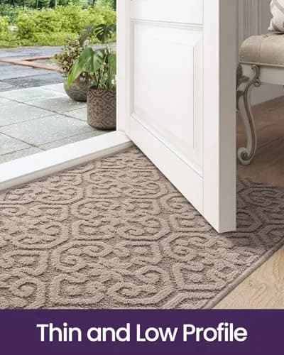 DEXI Indoor Entrance Doormat 43cm x 76cm (17" x 30") | Floral Pattern Dirt Trapper thumbnail 8