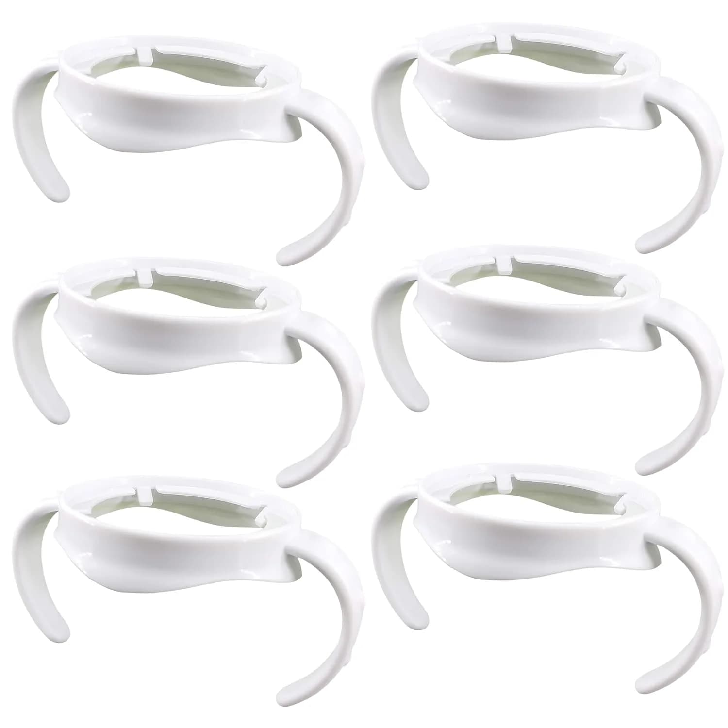 ROMIRUS Baby Bottle Handles for Philips Avent Natural Baby Bottle (Set of 6) | Ergonomic Grip for Self-Feeding - main product image