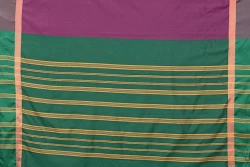 VJ Fashion Kerala Silk Blend Saree With Blouse Piece, Wine, 5.5m Saree + 0.8m Blouse thumbnail 8