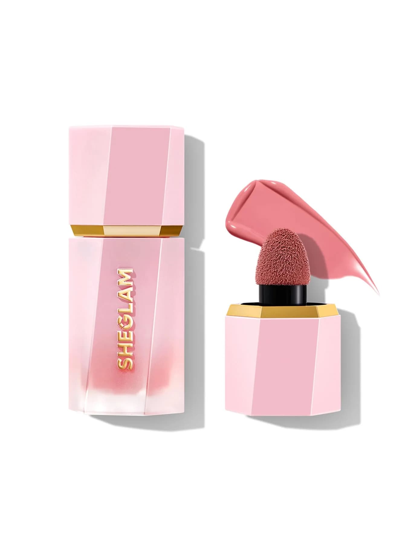 SHEGLAM Color Bloom Liquid Blush Makeup in Real Deal - Matte Finish, Hydrating Gel-Cream, 5.2ml - main product image