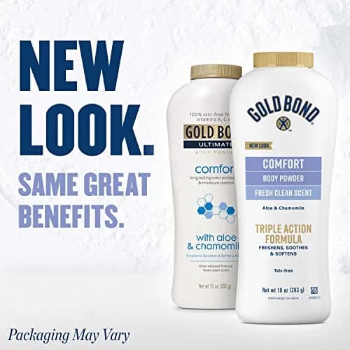 Gold Bond Friction Defense Stick 1.75 oz & Comfort Body Powder 10 oz Bundle | Unscented & Talc-Free Formula thumbnail 6