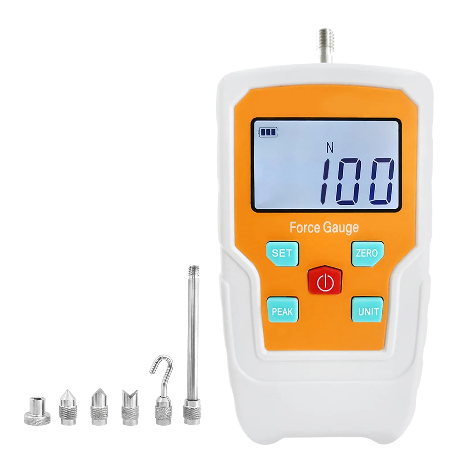 Soonkoda Digital Force Gauge 100N (3.5cm x 12.4cm x 6cm) | Accurate Push Pull Tension Pressure Tester - main product image