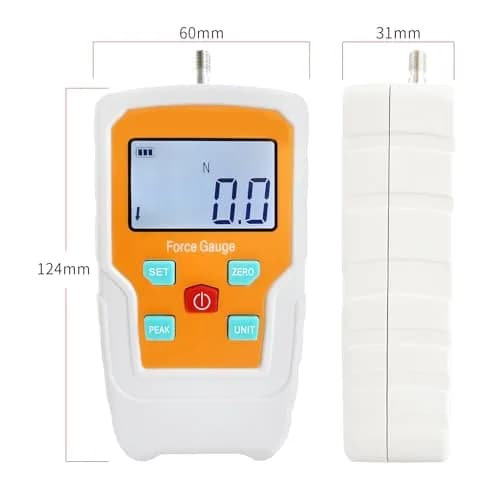 Soonkoda Digital Force Gauge 100N (3.5cm x 12.4cm x 6cm) | Accurate Push Pull Tension Pressure Tester thumbnail 3