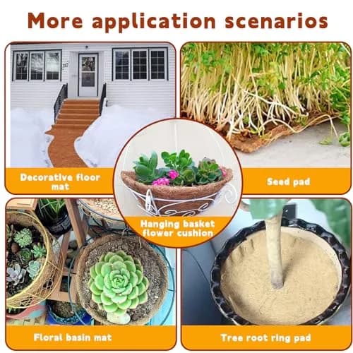 Hamiledyi Natural Coconut Fiber Reptile Carpet 323cm x 40cm (127 x 15.7in) | Breathable, Cuttable, Odor-Reducing Cage Liner thumbnail 4