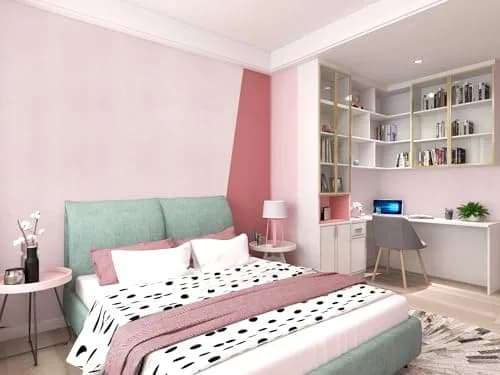 lenify Pink Peel and Stick Wallpaper Grasscloth Paper 15.7in x 196.8in | Vintage Linen Style, Waterproof, Easy to Install thumbnail 7