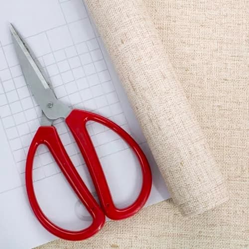 lenify Beige Grasscloth Peel and Stick Wallpaper Textured 40.4cm x 1000cm (15.7in x 393.7in) | Vintage Linen Style for Bedrooms & Living Rooms thumbnail 7