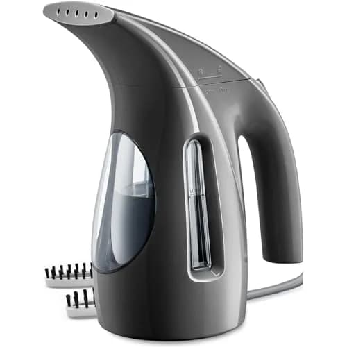 HiLIFE Garment Steamer 240ml | Portable Handheld 700W, Strong Penetrating Steam, Removes Wrinkles, for Home & Office (ONLY FOR 120V) — 1-Black