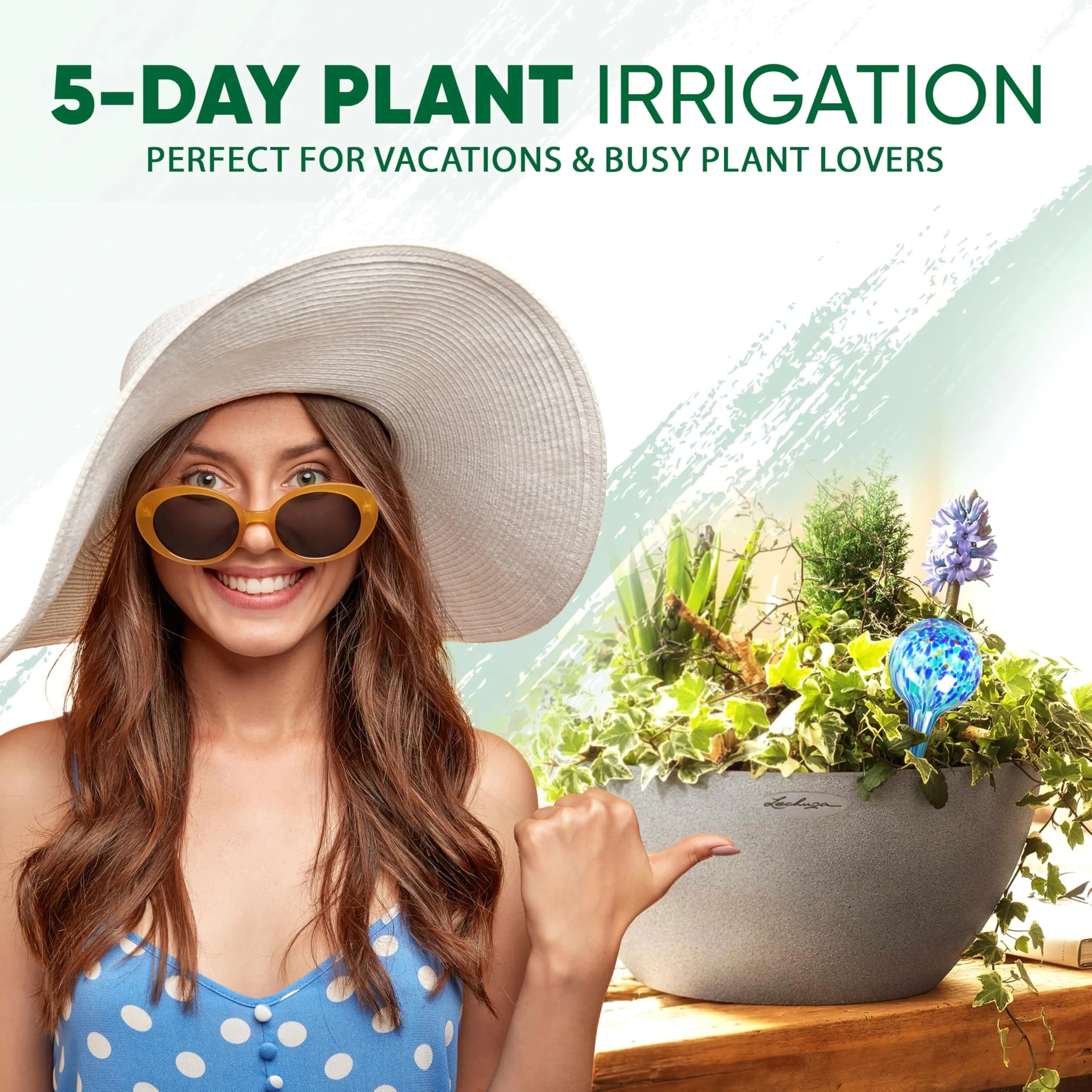Mission Gallery Plant Watering Globes Set of 4 Small | 100ml Capacity for 5-Day Irrigation - view 5