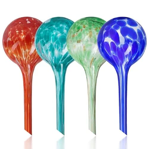 Mission Gallery Plant Watering Globes Set of 4 Small | 100ml Capacity for 5-Day Irrigation thumbnail 1