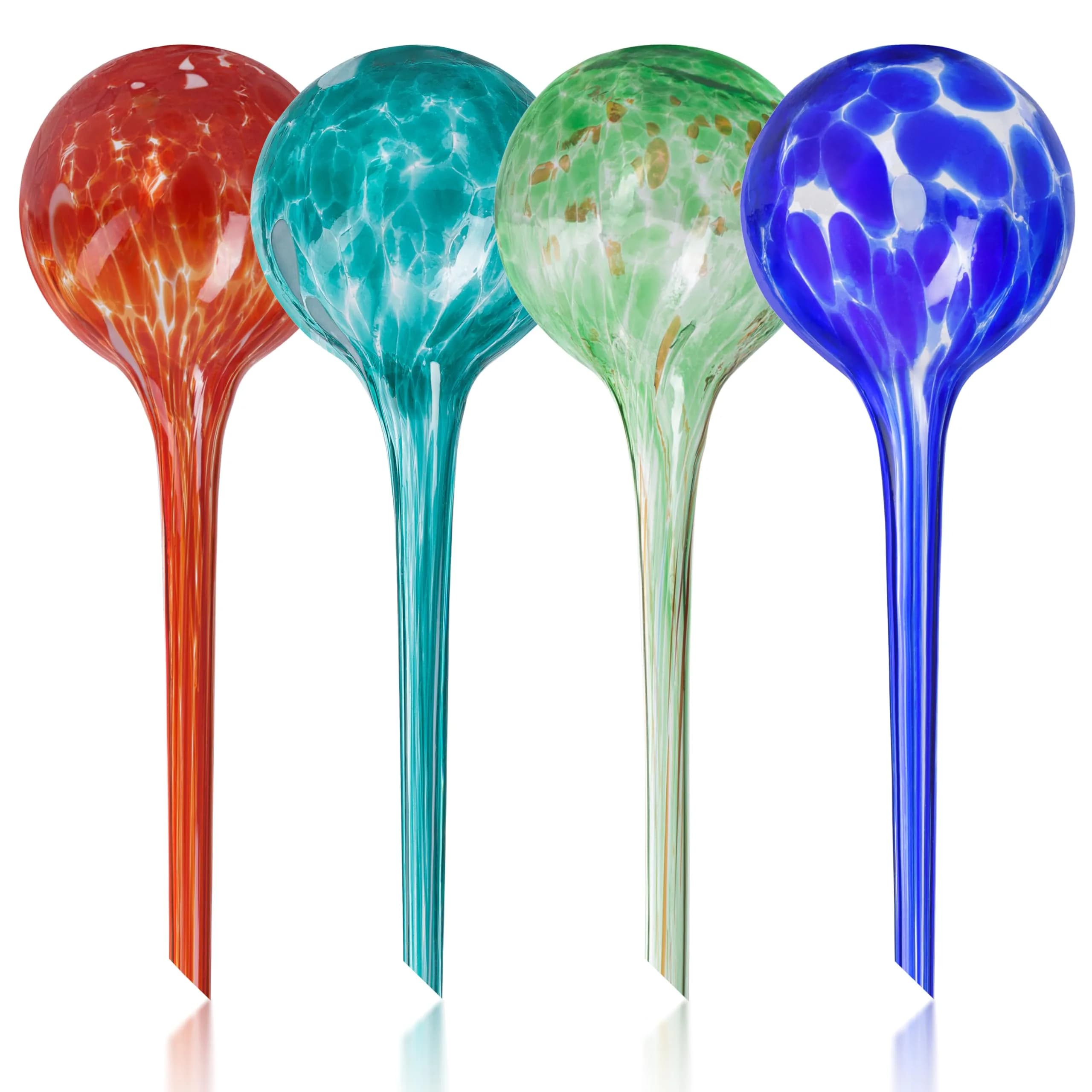 Mission Gallery Glass Plant Watering Globes Set of 4, Large 200ml | Automatic Irrigation for Indoor & Outdoor Plants - main product image
