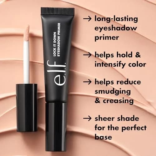 e.l.f. Lock It Down Eyeshadow Primer 7ml (0.23 Fl Oz) | Locks Shadow All Day thumbnail 4