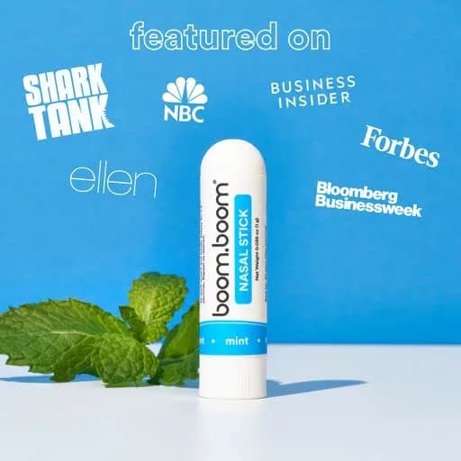 BoomBoom Nasal Stick Vapor Flow Technology Cool Refreshing Sensation | Natural Mood Boost - view 7