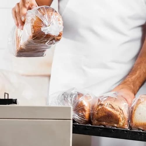 vivinin Bread Bags & Ties 70 Pack | Clear, Moisture-Proof, Reusable (8" x 4" x 18") thumbnail 7