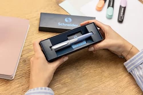 Schneider Ray Rollerball Pen Gift Set Onyx | Smooth Ink Flow, Erasable Ink, Gift Box thumbnail 4