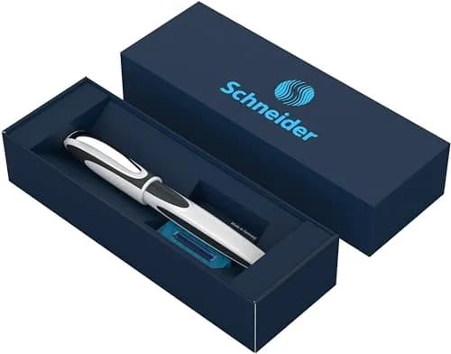 Schneider Ray Rollerball Pen Gift Set White/Dark Grey | Ambidextrous, Medium Point (0.6mm), Erasable Ink thumbnail 1