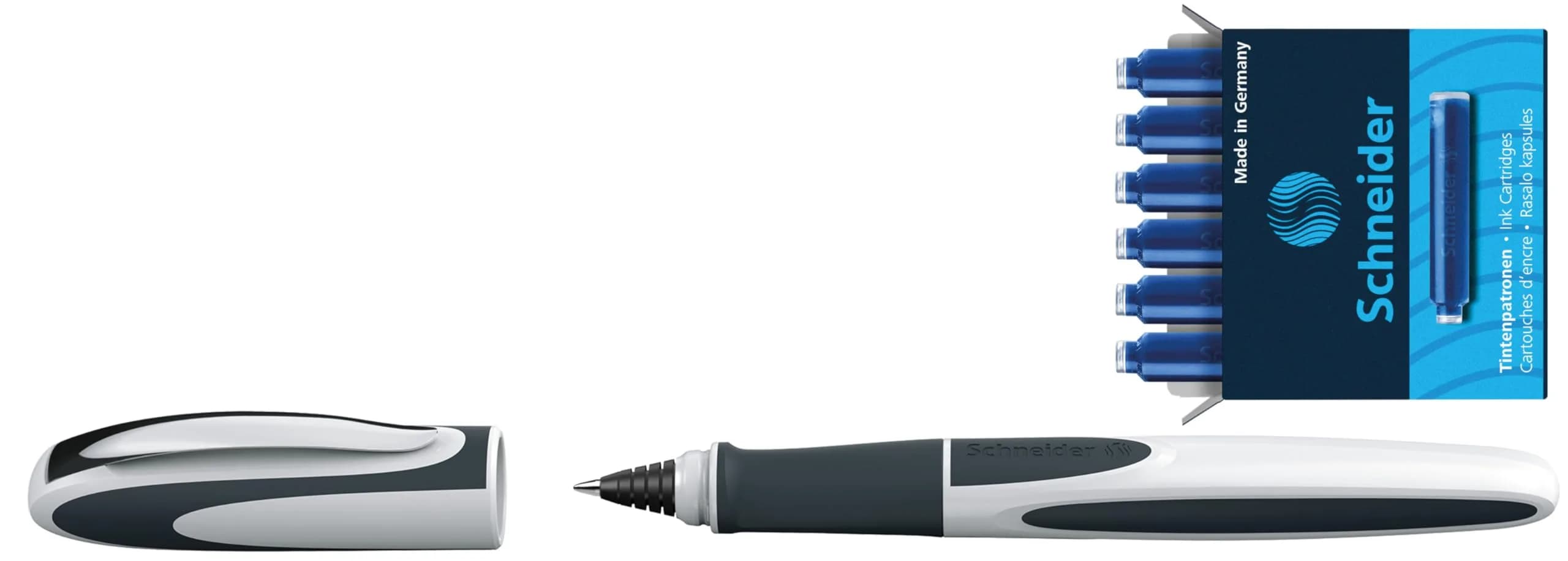 Schneider Ray Rollerball Pen Gift Set White/Dark Grey | Ambidextrous, Medium Point (0.6mm), Erasable Ink - view 2