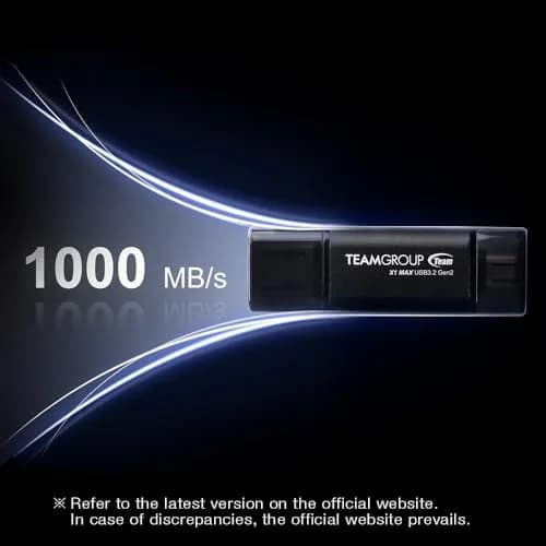 TEAMGROUP X1 MAX 256GB USB 3.2 Gen 2 Flash Drive 2.48 in (6.29 cm) | High-Speed Data Transfer for Devices thumbnail 4