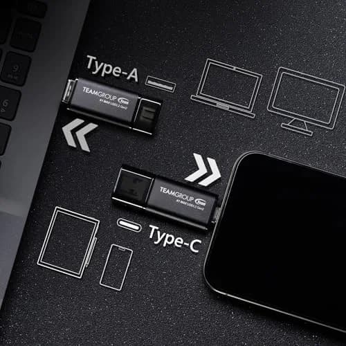 TEAMGROUP X1 MAX 256GB USB 3.2 Gen 2 Flash Drive 2.48 in (6.29 cm) | High-Speed Data Transfer for Devices thumbnail 5