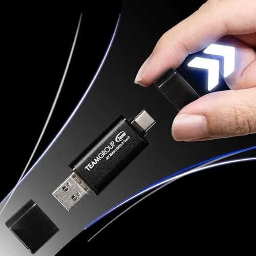 TEAMGROUP X1 MAX 256GB USB 3.2 Gen 2 Flash Drive 2.48 in (6.29 cm) | High-Speed Data Transfer for Devices thumbnail 6