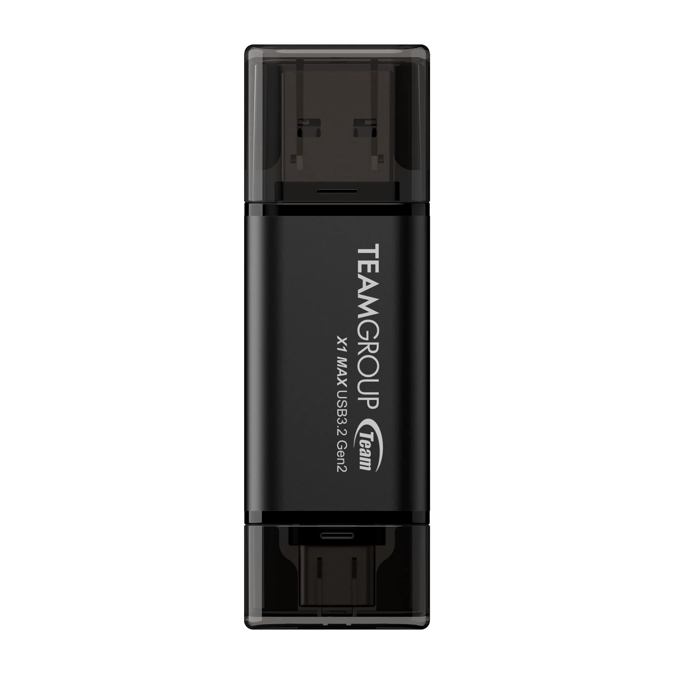 TEAMGROUP X1 MAX 256GB USB 3.2 Gen 2 Flash Drive 2.48 in (6.29 cm) | High-Speed Data Transfer for Devices — 256GB