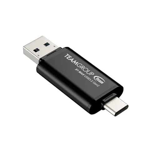TEAMGROUP X1 MAX 256GB USB 3.2 Gen 2 Flash Drive 2.48 in (6.29 cm) | High-Speed Data Transfer for Devices thumbnail 3