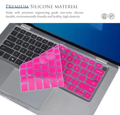 CASEDAO Pink Keyboard Cover Skin for Dell Latitude 14" 7440 5440 7430 5430 5431 9430 7420 5420 9420 7410 16" | US Layout thumbnail 4