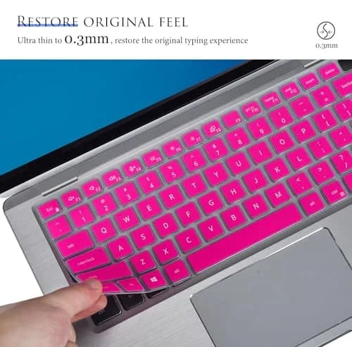 CASEDAO Pink Keyboard Cover Skin for Dell Latitude 14" 7440 5440 7430 5430 5431 9430 7420 5420 9420 7410 16" | US Layout thumbnail 5